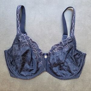 Prima Donna Underwire Bra EUC  - navy blue - 34F